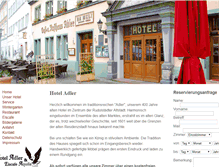Tablet Screenshot of hotel-adler-rudolstadt.de